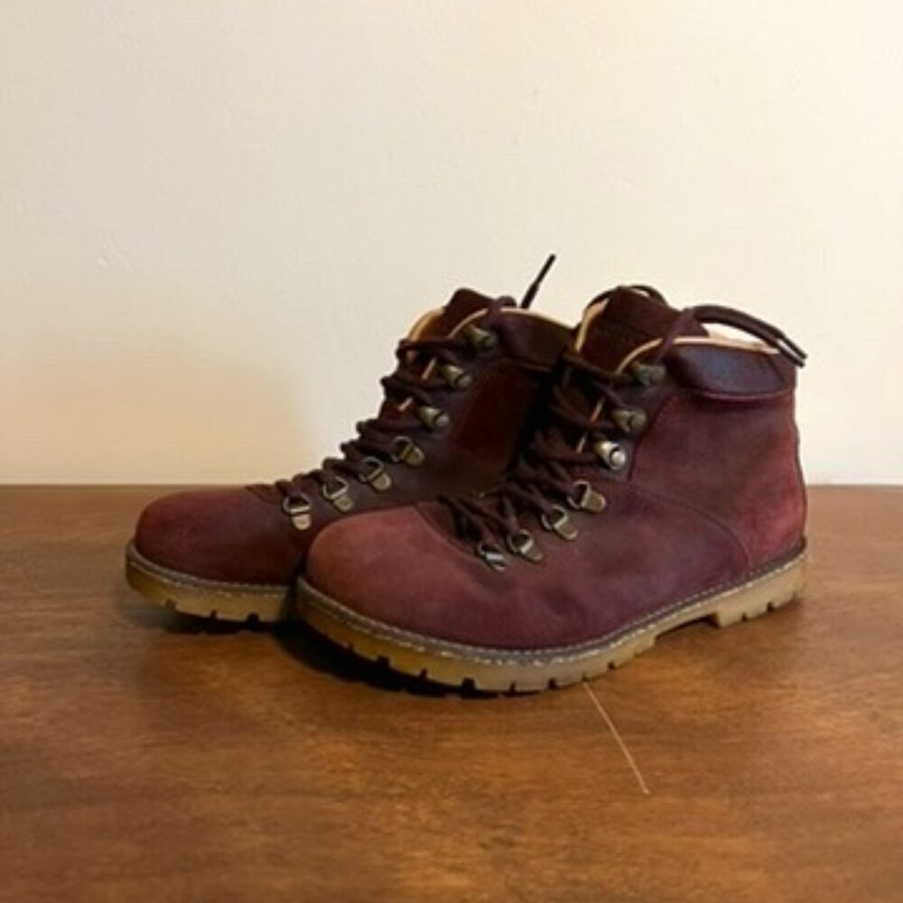 Birkenstock Jackson Suede Combat Boots